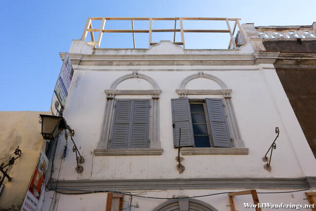 European Style Windows in the Portuguese City of Mazagan