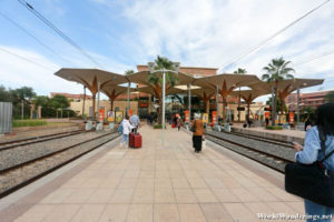 Train Platform at Marrakesh Train Station