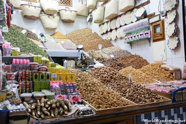 Goods For Sale at the Medina of Marrakesh