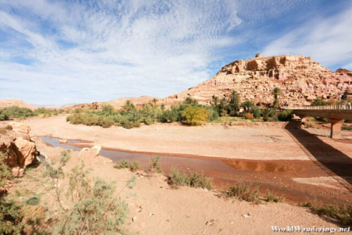 Almost Dried Up Riverbed at Ait Ben-Haddou