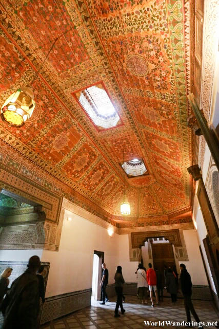 Inside the Hall at Bahia Palace