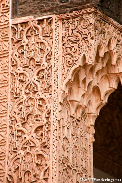 Detail on a Mausoleum at the Saadian Tombs