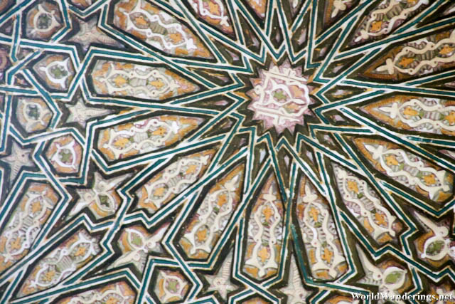 Beautiful Repeating Patterns at the Chamber of the Mihrab