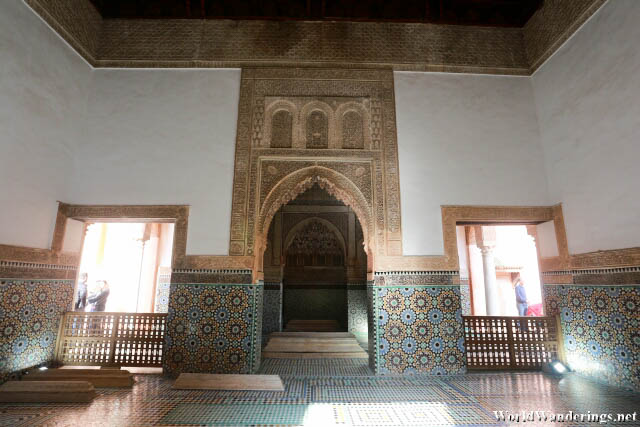 Grand Chamber at the Saadian Tombs