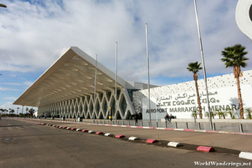 Terminal Building at the Marrakesh Menara Airport