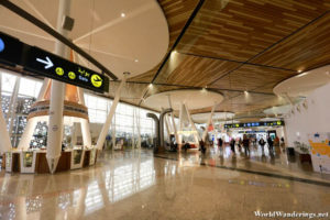 Departure Area at the Marrakesh Menara Airport