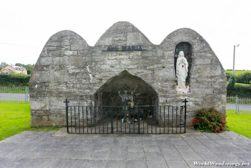 Small Grotto at Our Lady of Lourdes Church Inch Island