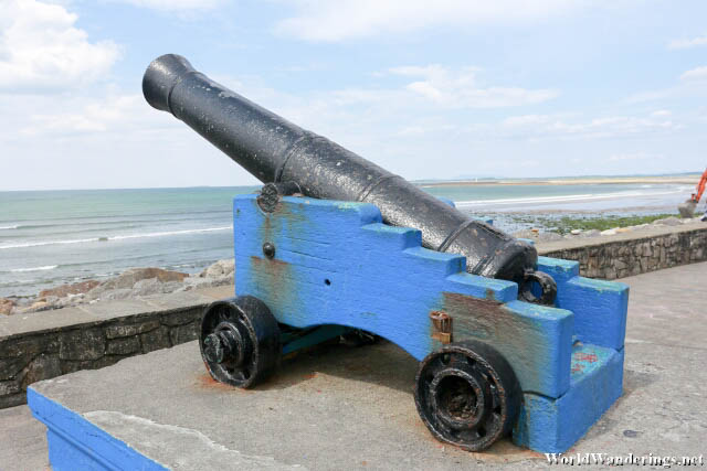 Old Cannon on Display at Strandhill