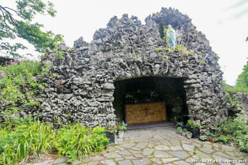 Grotto Outside the Church of Our Lady of Mount Carmel