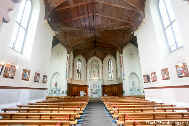 Inside the Church of Our Lady of Mount Carmel in Kinsale
