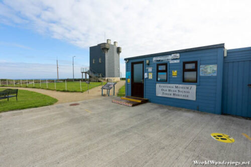 Closed Ticket Center at the Signal Tower at the Old Head of Kinsale