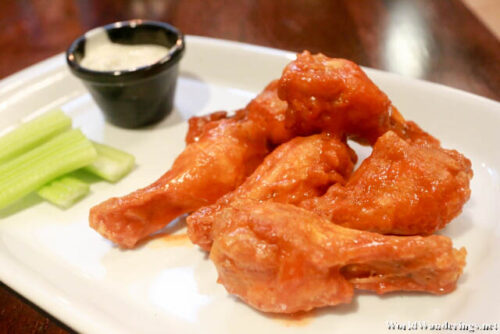 Hot Chicken Wings at The Coachman's
