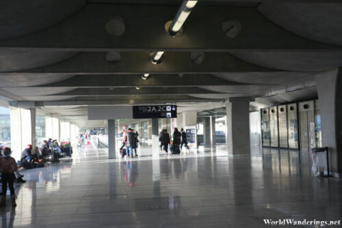 Passageway at Paris Charles de Gaulle Airport
