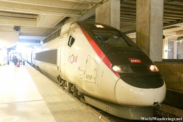 TGV Train to Strasbourg