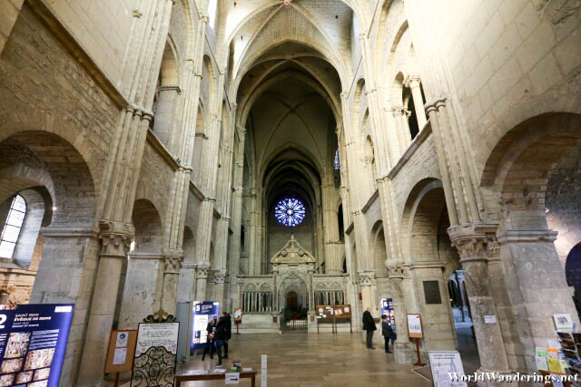 Inside the Basilica of Saint Remi