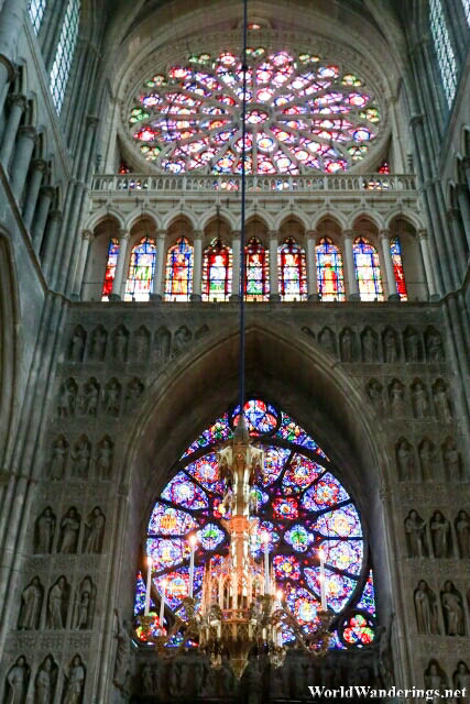 The Cathedral of Notre Dame de Reims is So Big that it Needs Two Rose Windows