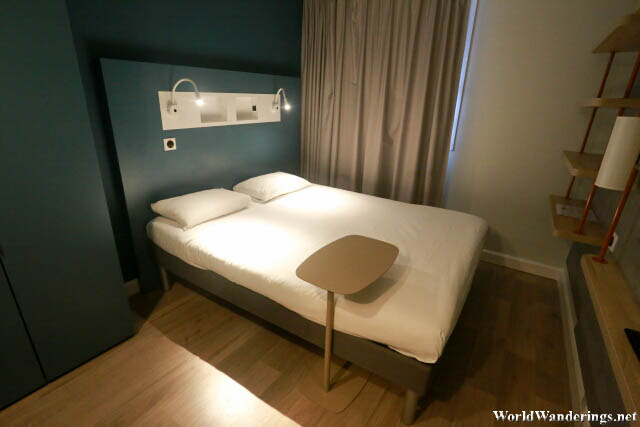 Bedroom at Ibis Budget Reims Parc des Expositions