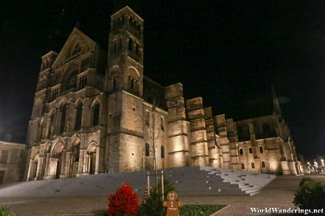 Basilica of Saint-Remi at Night