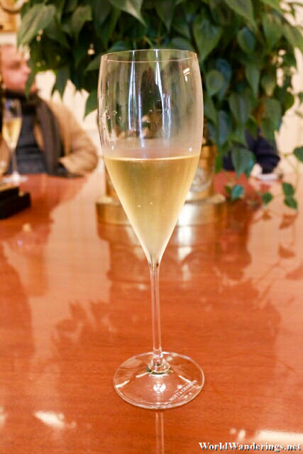 A Glass of Moët Imperial