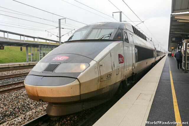 TGV Train to Strasbourg