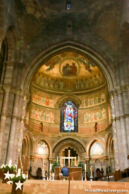 Altar Area of the Cathedral of Notre Dame de Strasbourg