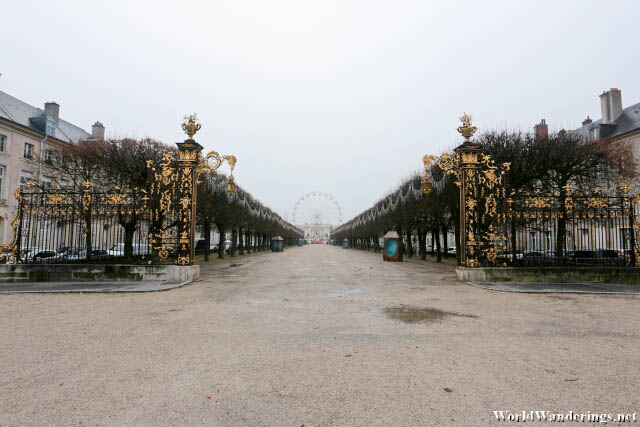 Gilded Gates at Place de la Carrière