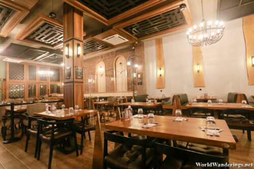 Inside Elite Steakhouse in Strasbourg
