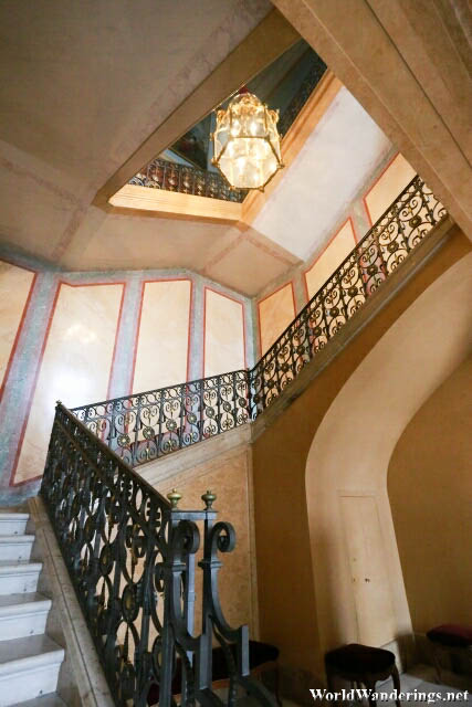 Stairwell at Chateau de Fontainebleau