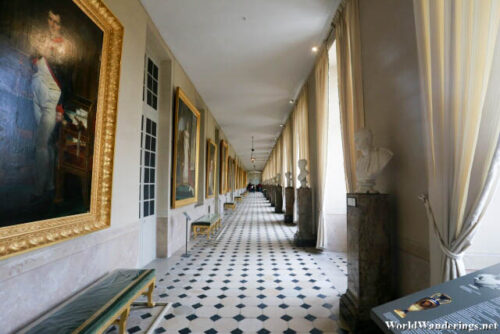Hall at Chateau de Fontainebleau