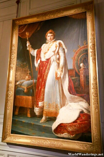 Portrait of Emperor Napoleon Bonaparte in Fontainebleau