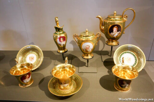 Tea Cup Set at Chateau de Fontainebleau
