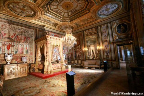 Bedroom at the Chateau de Fontainebleau
