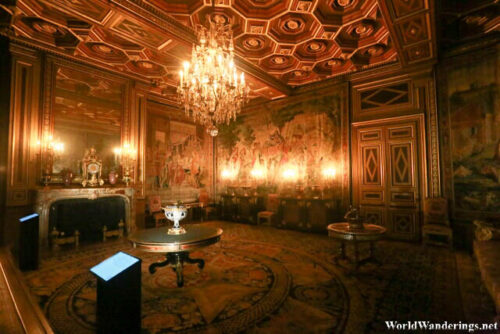 Rather Dark Room at Chateau de Fontainebleau