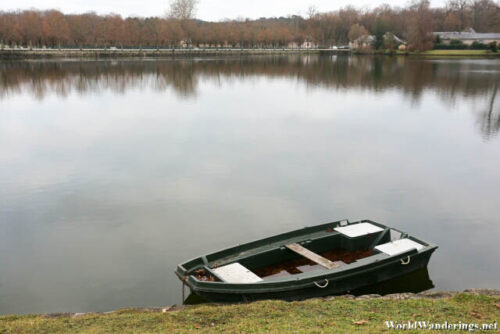 Small Boat at the Carp Pond of Chateau de Fontainebleau