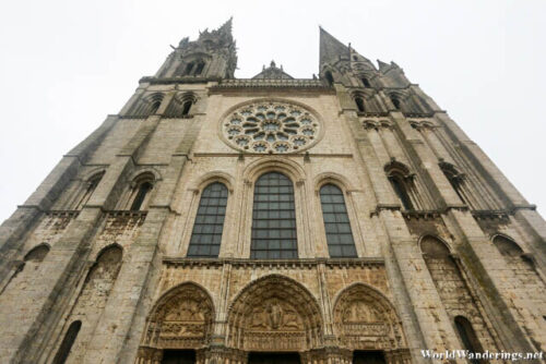 Close Up of the Cathedral de Notre Dame de Chartres