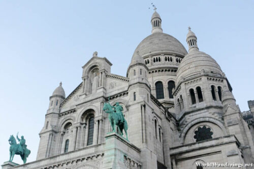 Closer Look at the Sacre Coeur Basilica in Paris