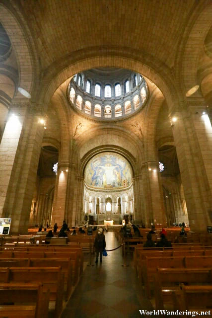 Romanesque Interiors of the Sacre Coeur Baslica
