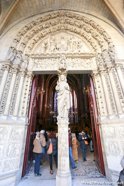 Entrance to the Second Level of Sainte-Chapelle