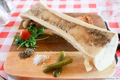 Roasted Bone Marrow at Le Grizzli Cafe in Paris