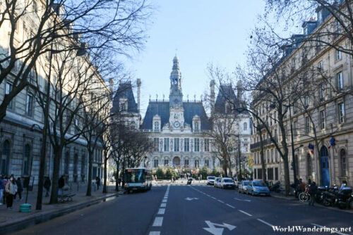 Going Towards Hôtel de Ville in Paris