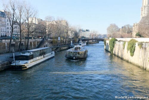 Boats on the River Seine