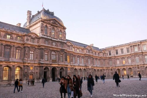 Buildings Around the Louvre Museum