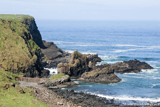 Rugged Coastline of Portnaboe at the Giant's Causeway