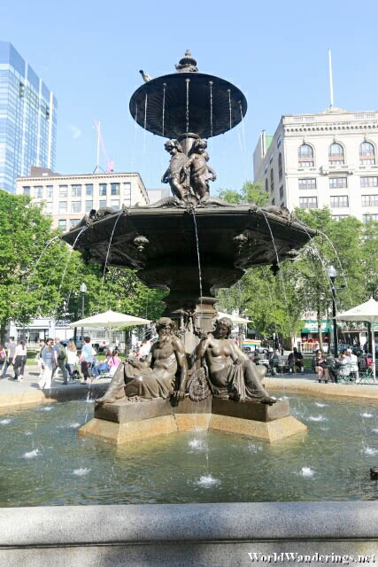 Fountain at Boston Common