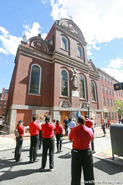 Sacred Heart Italian Church in Boston