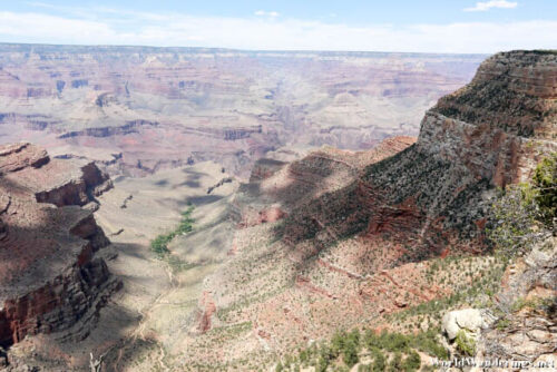 Landscape of the Grand Canyon at Grandview Point