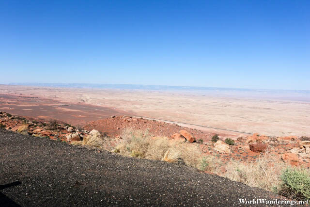 Dry Desert from Antelope Pass