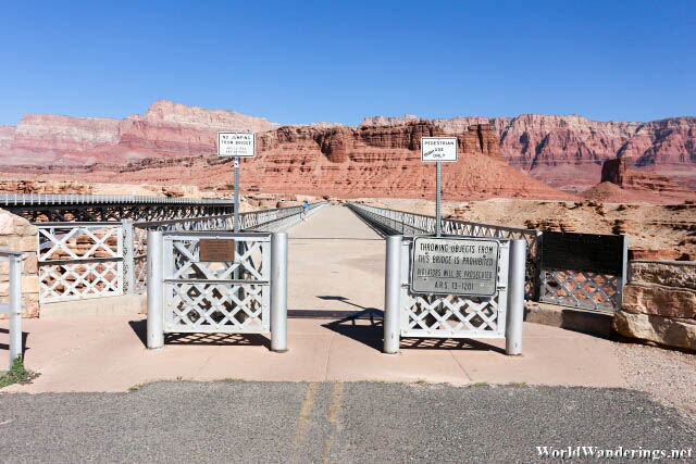 Entrance to the Old Navajo Bridge