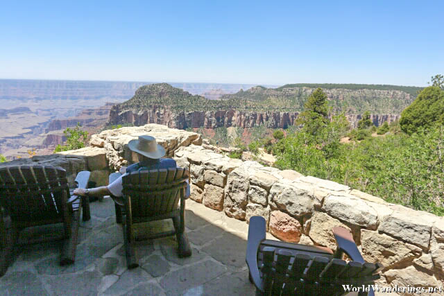 Viewing Deck at the Grand Canyon Lodge North Rim