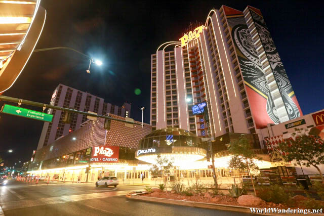 Plaza Hotel and Casino at Night